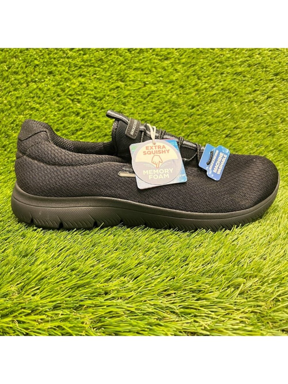 Skechers Summits-Summer Blush Womens Size 11D Black Walking Shoes Sneakers